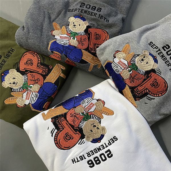 2021 bear embroid vintage kawaii cotton crewneck sweatshirt women teens girls oversized loose winter casual harajuku design r1m5, Black
2021 bear embroid vintage kawaii cotton crewneck sweatshirt women teens girls oversized loose winter casual harajuku design r1m5, Black