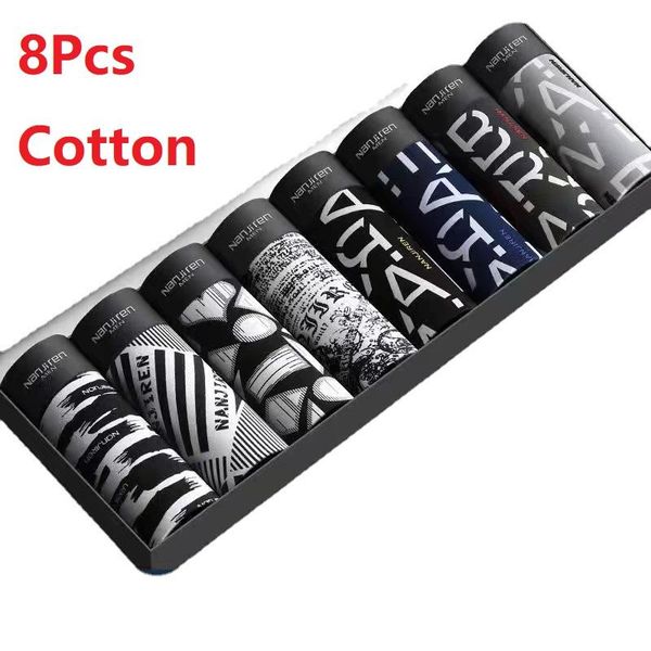underpants 4/8 pcs/lot men's boxer underwear cotton shorts graphene antibacterial inner fashionable comfortable printed, Black;white
underpants 4/8 pcs/lot men's boxer underwear cotton shorts graphene antibacterial inner fashionable comfortable printed, Black;white