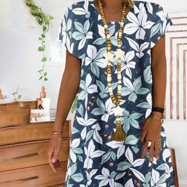 s 5xl plus size dress summer women vintage short sleeve a line midi dress retro printed loose fit beach casual dresses 25, Black;gray
s 5xl plus size dress summer women vintage short sleeve a line midi dress retro printed loose fit beach casual dresses 25, Black;gray