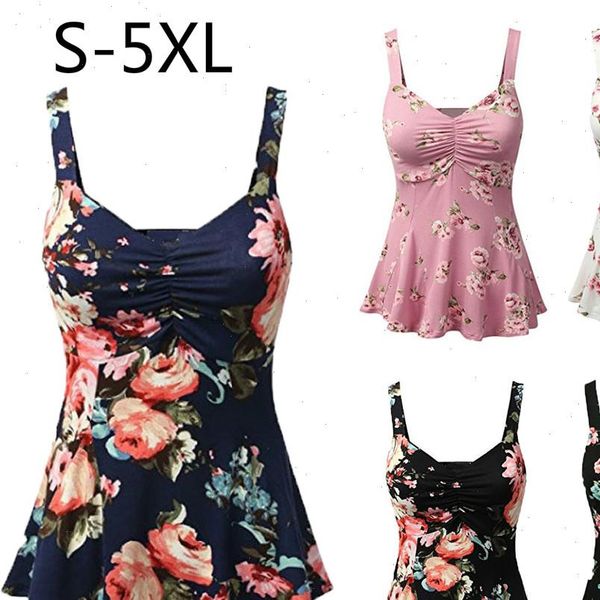 2020 summer women casual loose blouse shirts sleeveless floral plus size shirt blusas femininas s 5xl, White
2020 summer women casual loose blouse shirts sleeveless floral plus size shirt blusas femininas s 5xl, White