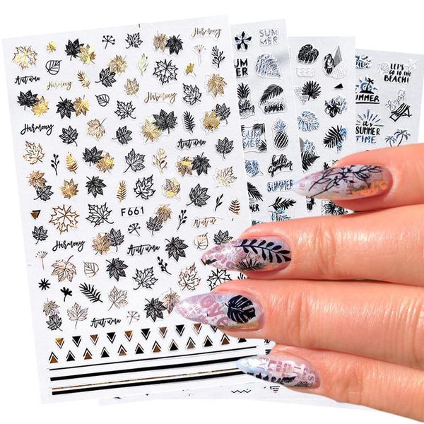 stickers & decals 1 pc 3d nail sticker laser beautiful leaves geometry transfer diy art decorations, Black
stickers & decals 1 pc 3d nail sticker laser beautiful leaves geometry transfer diy art decorations, Black
