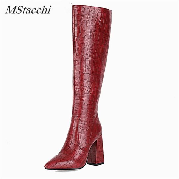 boots mstacchi concise women pointed toe chunky heels crocodile print zipper-side 2021 the knee botas feminina, Black
boots mstacchi concise women pointed toe chunky heels crocodile print zipper-side 2021 the knee botas feminina, Black