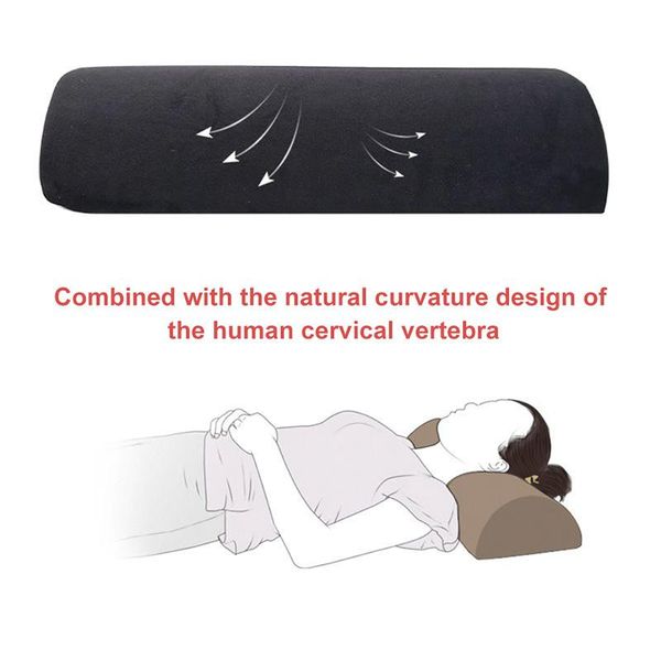 pillow half moon bolster semi-roll ankle support lumbar neck pain relief memory foam pad fhj889
pillow half moon bolster semi-roll ankle support lumbar neck pain relief memory foam pad fhj889