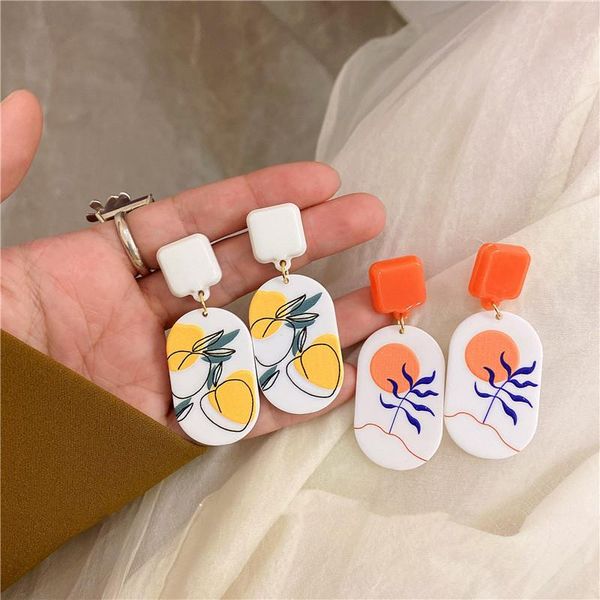 dangle & chandelier 2021 fashion geometric acrylic colorful fruit drop earrings for women girls boho jewelry, Silver
dangle & chandelier 2021 fashion geometric acrylic colorful fruit drop earrings for women girls boho jewelry, Silver