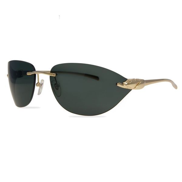 luxury designer glasses vazrobe brand sunglasses male women rimless leopard designer sun glasses for men black brown fashion shades, White;black
luxury designer glasses vazrobe brand sunglasses male women rimless leopard designer sun glasses for men black brown fashion shades, White;black