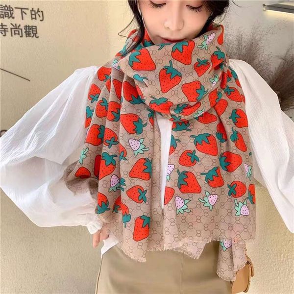 designer lovely strawberry cotton hemp women's fashion spring and autumn winter scarf long warm shawl day, Blue;black
designer lovely strawberry cotton hemp women's fashion spring and autumn winter scarf long warm shawl day, Blue;black