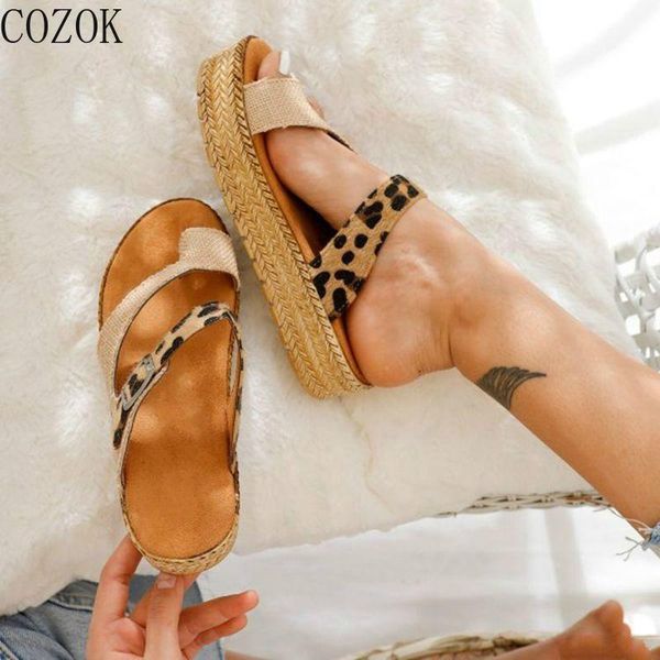 2021 new women's slippers fashion all-match leopard print set toe casual platform women's slippers, Black
2021 new women's slippers fashion all-match leopard print set toe casual platform women's slippers, Black