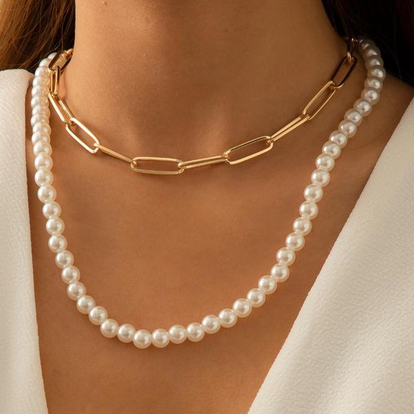 chains ingemark imitation pearl choker necklace bijoux charm female long cross chain necklaces for women boho halloween jewelry 2021, Silver
chains ingemark imitation pearl choker necklace bijoux charm female long cross chain necklaces for women boho halloween jewelry 2021, Silver