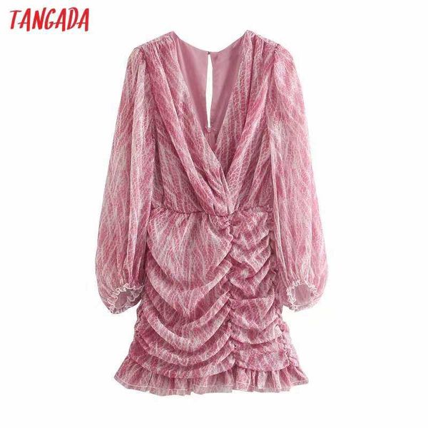 tangada autumn fashion women snake print chiffon dress long sleeve office ladies ruffles dress 3h543 210609, Black;gray
tangada autumn fashion women snake print chiffon dress long sleeve office ladies ruffles dress 3h543 210609, Black;gray