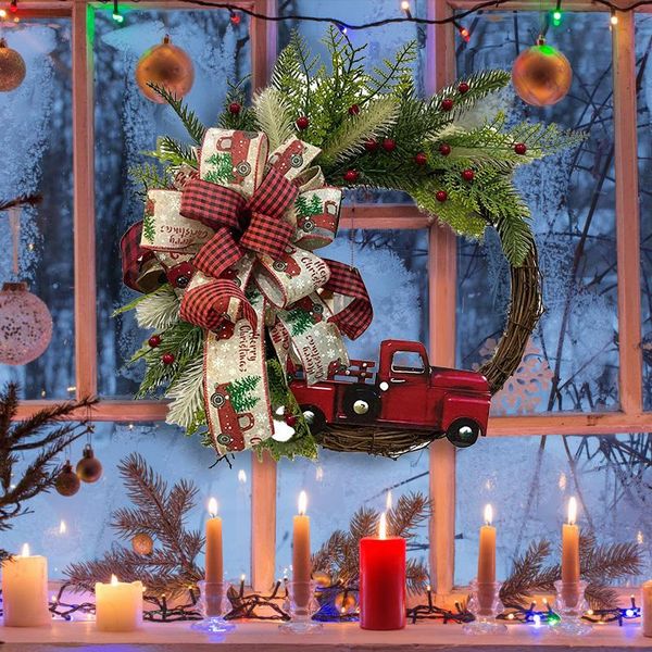 decorative flowers & wreaths christmas truck wreath farmhouse pumpkin garden door showcase fireplace hanging ornaments year party decoration
decorative flowers & wreaths christmas truck wreath farmhouse pumpkin garden door showcase fireplace hanging ornaments year party decoration
