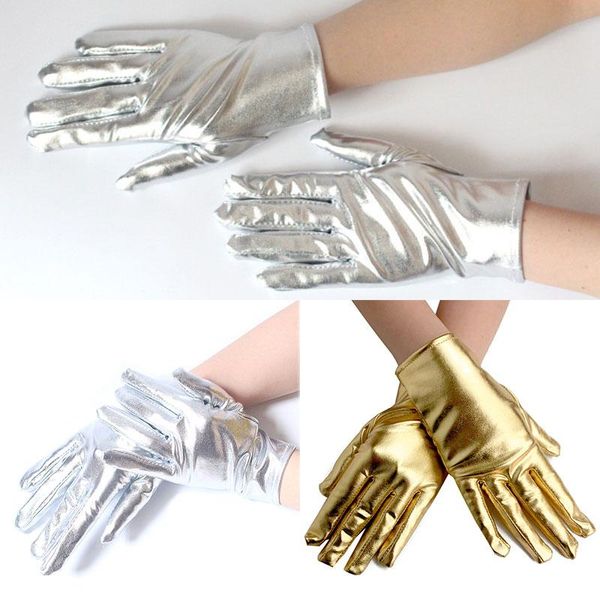 five fingers gloves 1pair patent leather etiquette wet look fake metallic evening party performance mittens unisex, Blue;gray
five fingers gloves 1pair patent leather etiquette wet look fake metallic evening party performance mittens unisex, Blue;gray