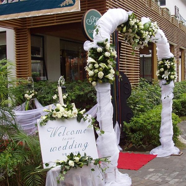 diy white yarn stand arch decoration wedding decoration 5m party drapes backdrop background curtain stair railing
diy white yarn stand arch decoration wedding decoration 5m party drapes backdrop background curtain stair railing