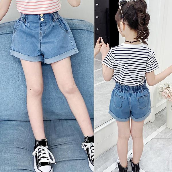 shorts girls denim pants 4-15 years old children's clothing elastic waist casual jeans summer trousers cowboy kids clothes girl, Black
shorts girls denim pants 4-15 years old children's clothing elastic waist casual jeans summer trousers cowboy kids clothes girl, Black
