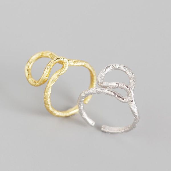 cluster rings ypay 100% genuine 925 sterling silver open for women korea japan ins minimalist tin foil adjustable ring jewelry ymr1116, Golden;silver
cluster rings ypay 100% genuine 925 sterling silver open for women korea japan ins minimalist tin foil adjustable ring jewelry ymr1116, Golden;silver