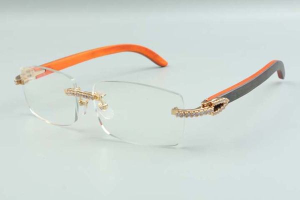 2021 new style high-end designers medium diamonds glasses 3524012 for men women natural hybrid wooden glasses frame, size: 36-18-135mm, Silver
2021 new style high-end designers medium diamonds glasses 3524012 for men women natural hybrid wooden glasses frame, size: 36-18-135mm, Silver