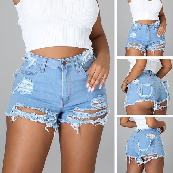 women's jeans summer super ripped elastic light blue street shorts denim senior horns
women's jeans summer super ripped elastic light blue street shorts denim senior horns