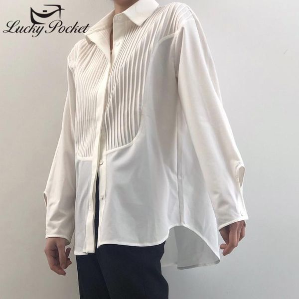 women's blouses & shirts women spring summer white pleated spliced silk long sleeve shirt ladies solid color plus size blouse female ca
women's blouses & shirts women spring summer white pleated spliced silk long sleeve shirt ladies solid color plus size blouse female ca