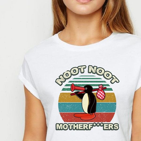 new t shirt female pingu noot tshirt vestidos attractive design tee shirt round neck spring summer harajuku t shirts, White
new t shirt female pingu noot tshirt vestidos attractive design tee shirt round neck spring summer harajuku t shirts, White