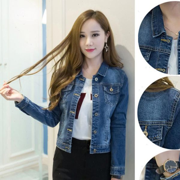 korean clothes women denim jacket short jeans jacket turn down collar button denim outwear for womens denim jacket, Black;brown
korean clothes women denim jacket short jeans jacket turn down collar button denim outwear for womens denim jacket, Black;brown