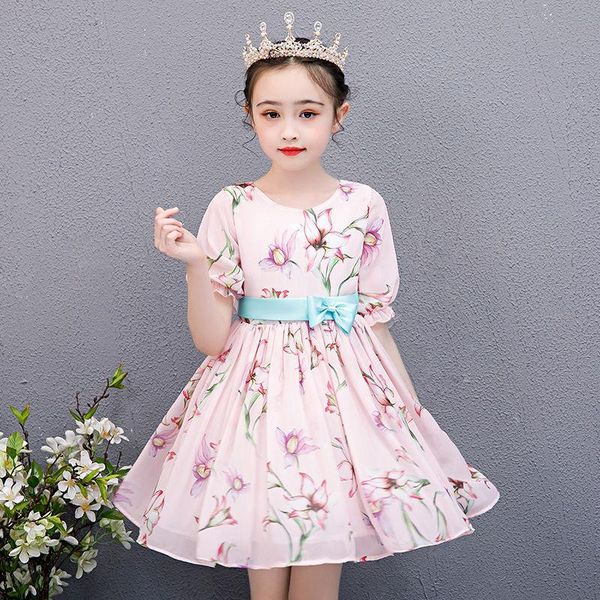 girl's dresses children floral chiffon princess dress for girls summer clothes cute casual kids bow pleated birthday party costume, Red;yellow
girl's dresses children floral chiffon princess dress for girls summer clothes cute casual kids bow pleated birthday party costume, Red;yellow