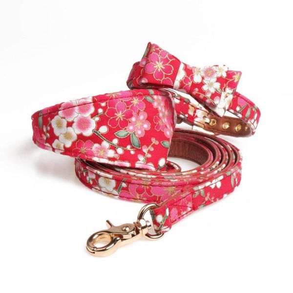princess bow dog collar flower print pet dog leash set adjustable small puppy scarf collar
princess bow dog collar flower print pet dog leash set adjustable small puppy scarf collar