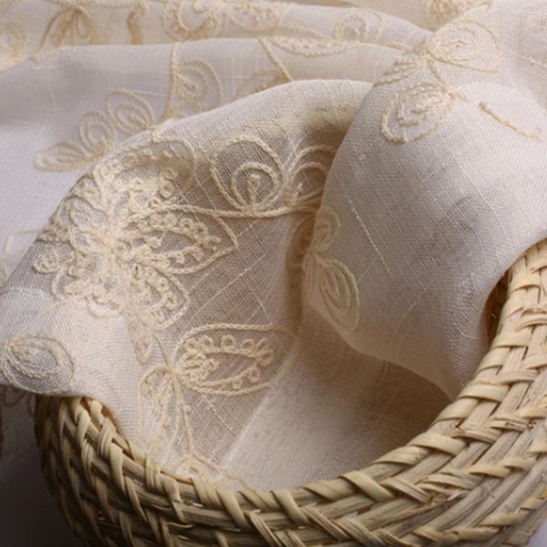 curtain & drapes simple white floral embroidered tulle for living room countrysi style delicate cotton linen window decorate #17
curtain & drapes simple white floral embroidered tulle for living room countrysi style delicate cotton linen window decorate #17