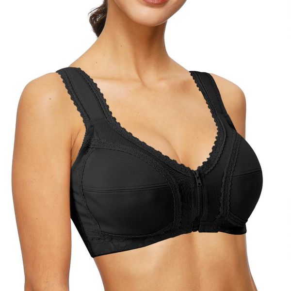 bras yandw women bralette wireless front closure lace back drop adjusted-straps unlined full cup everyday solid ladies, Red;black
bras yandw women bralette wireless front closure lace back drop adjusted-straps unlined full cup everyday solid ladies, Red;black