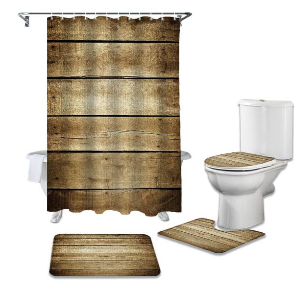 shower curtains vintage style brown wood durable waterproof curtain set bathroom rugs carpet toilet seat cover pad floor mat
shower curtains vintage style brown wood durable waterproof curtain set bathroom rugs carpet toilet seat cover pad floor mat