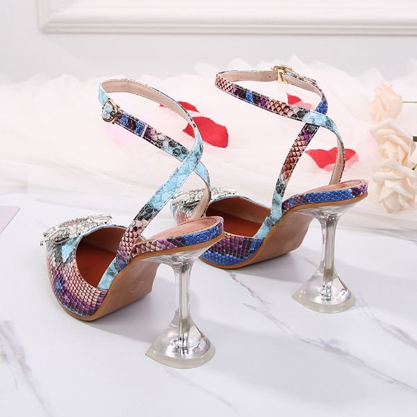 2021 new summer pointed toe ankle strap pumps women clear crystal cup high heel sandals snake print shoes vqow, Black
2021 new summer pointed toe ankle strap pumps women clear crystal cup high heel sandals snake print shoes vqow, Black