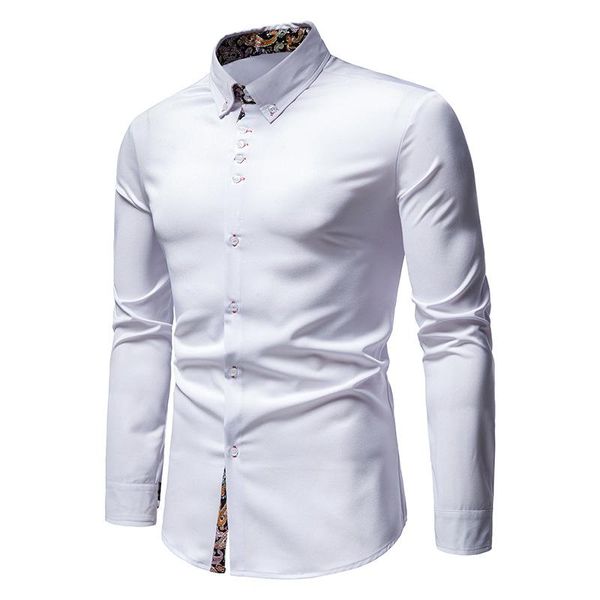 men's casual shirts nieuwe 2021 hoge kwaliteit fashion lange mouw business dagelijks party dress simple classic, White;black
men's casual shirts nieuwe 2021 hoge kwaliteit fashion lange mouw business dagelijks party dress simple classic, White;black