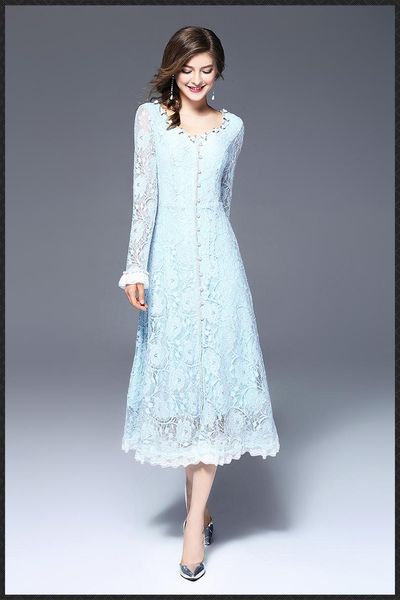 casual dresses 2021 a-line autumn high qualit fashion style v-neck full slim flowers lace beading dress elegant party, Black;gray
casual dresses 2021 a-line autumn high qualit fashion style v-neck full slim flowers lace beading dress elegant party, Black;gray