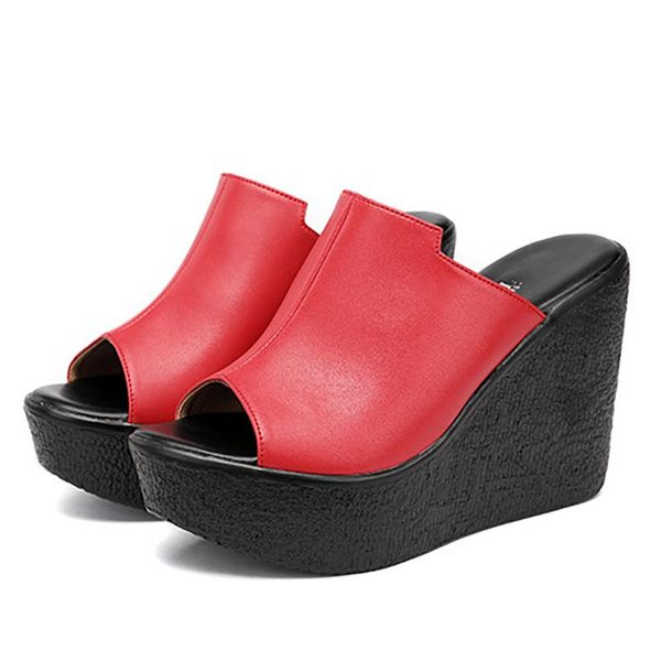 slippers 2021 high heels women's open toe ladies summer shoes platform wedge female casual outside red, Black
slippers 2021 high heels women's open toe ladies summer shoes platform wedge female casual outside red, Black