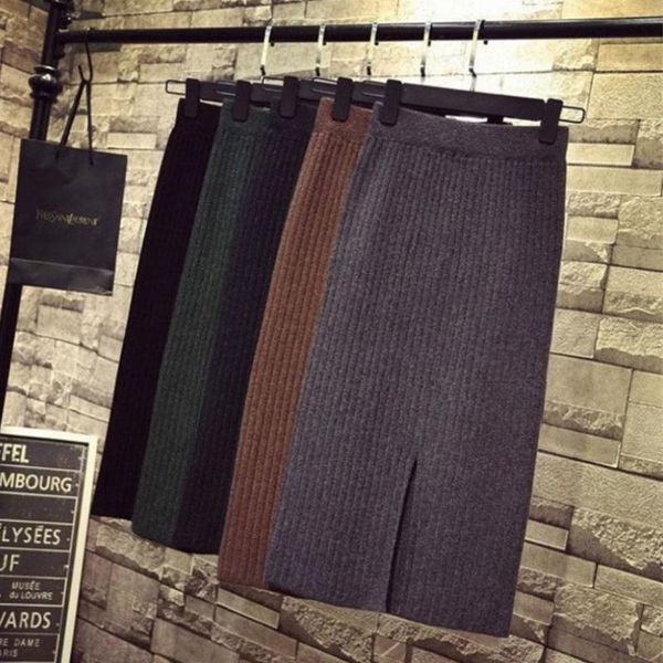 skirts women's mid-length slit knit hip one-step autumn and winter high waist long thick w, Black
skirts women's mid-length slit knit hip one-step autumn and winter high waist long thick w, Black
