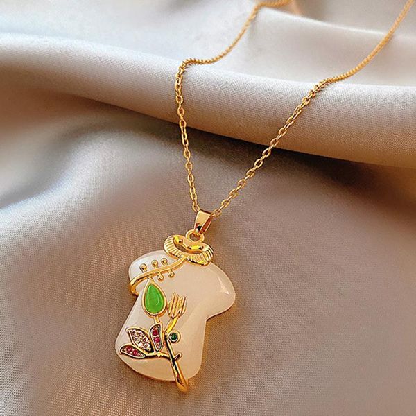 chains mogaku fashion design woman necklace pendants clothes shape ornament accessories jewelry chinese style ladies trendy gift, Silver
chains mogaku fashion design woman necklace pendants clothes shape ornament accessories jewelry chinese style ladies trendy gift, Silver