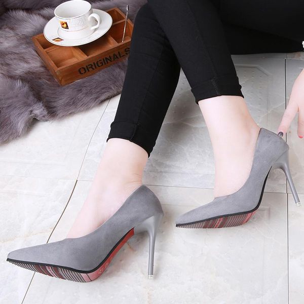 fashion high heels black flock pointed single shoes evening dress pumps thin heels career office shoes 10cm womens
fashion high heels black flock pointed single shoes evening dress pumps thin heels career office shoes 10cm womens