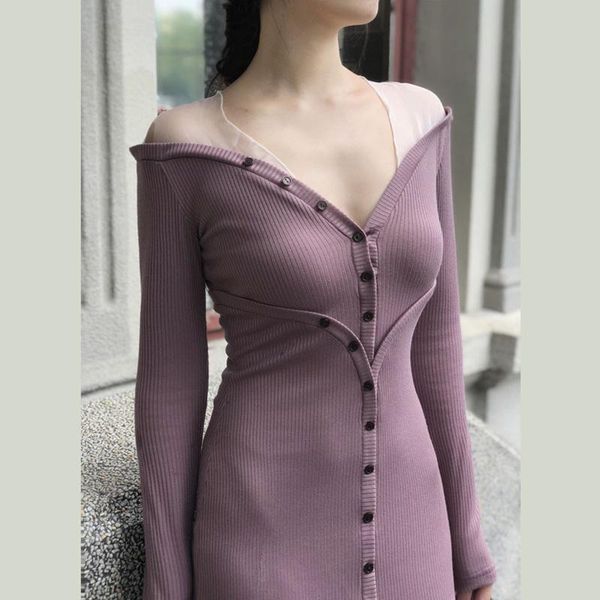 elegant woman dresses knitted sweater long dress vintge long sleeves single button mesh fashion female 2021 women clothing, Black;gray
elegant woman dresses knitted sweater long dress vintge long sleeves single button mesh fashion female 2021 women clothing, Black;gray