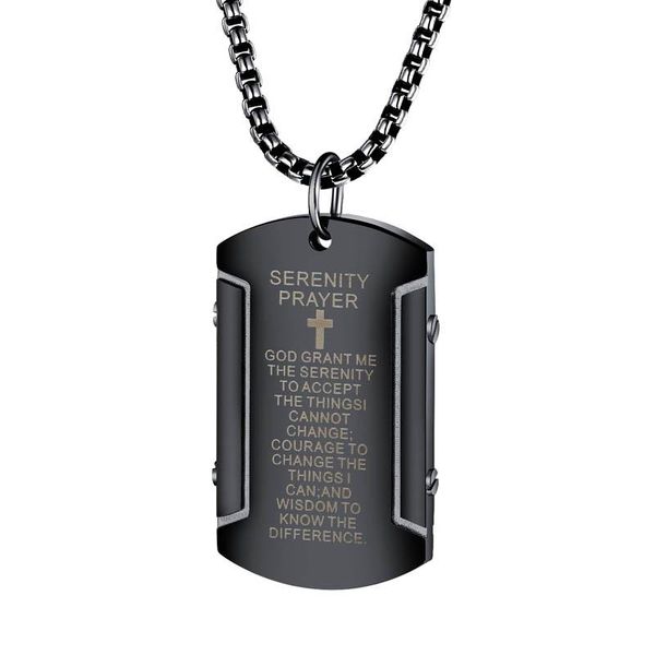pendant necklaces retro bible cross men's necklace stainless steel christianity scripture square plate religious men jewelry gift, Silver
pendant necklaces retro bible cross men's necklace stainless steel christianity scripture square plate religious men jewelry gift, Silver