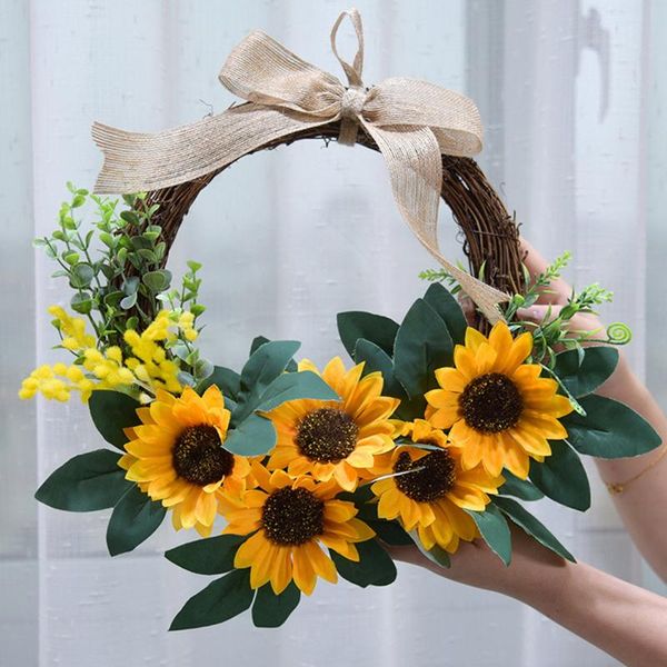 decorative flowers & wreaths sunflower garland wall decoration wedding guirnaldas decoración door wreat home rattan simulation
decorative flowers & wreaths sunflower garland wall decoration wedding guirnaldas decoración door wreat home rattan simulation