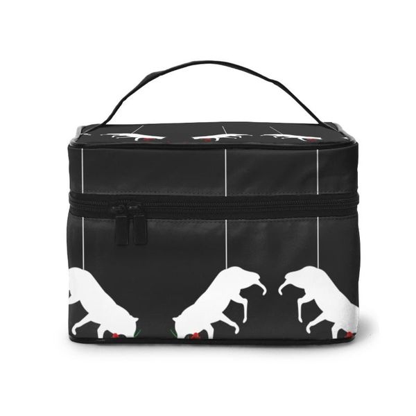 multifunction travel cosmetic bag neceser women animal wolf with red rose makeup bags make up cases
multifunction travel cosmetic bag neceser women animal wolf with red rose makeup bags make up cases