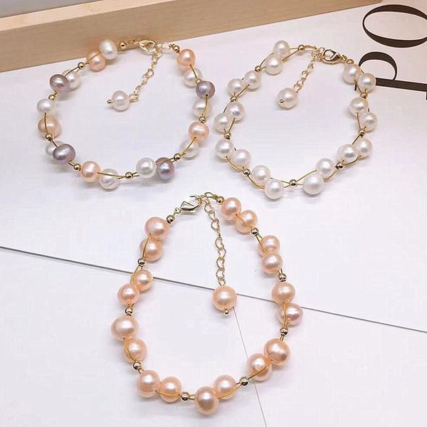 beaded, strands simple freshwater pearl starry sky bracelet personality color preserving fashion gift girl, Black
beaded, strands simple freshwater pearl starry sky bracelet personality color preserving fashion gift girl, Black