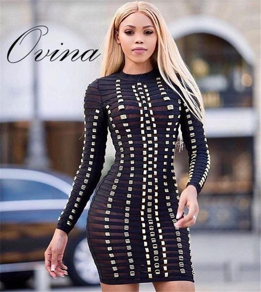 casual dresses women black long sleeve o neck mini bandage dress night party, Black;gray
casual dresses women black long sleeve o neck mini bandage dress night party, Black;gray