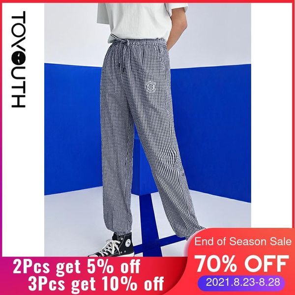 women's pants & capris toyouth women plaid 2021 summer ankle length check drawstring elastic waist embroidered blue black harem trouser, Black;white
women's pants & capris toyouth women plaid 2021 summer ankle length check drawstring elastic waist embroidered blue black harem trouser, Black;white