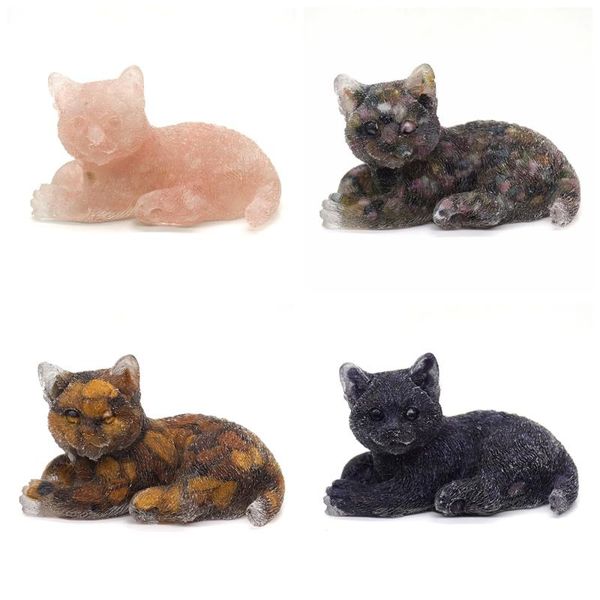 decorative objects & figurines 3.3" cat statue resin mold curing natural tumbled gravel stones figure room ornament healing crystal ani
decorative objects & figurines 3.3" cat statue resin mold curing natural tumbled gravel stones figure room ornament healing crystal ani