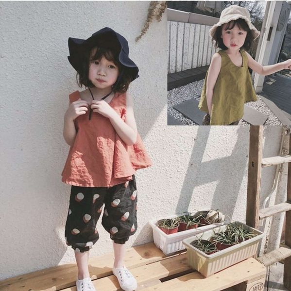 vest girls' suit sleeveless a-line with pants 21 summer new children's wear 2-7 years old, White
vest girls' suit sleeveless a-line with pants 21 summer new children's wear 2-7 years old, White
