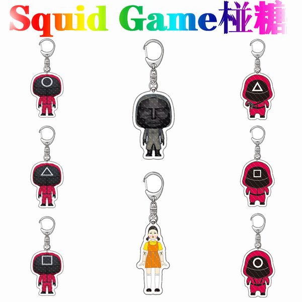 korean movie squid game masked man pendant li zhengzai same keychain cosplay, Slivery;golden
korean movie squid game masked man pendant li zhengzai same keychain cosplay, Slivery;golden