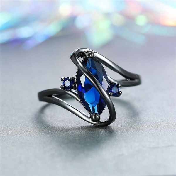 wedding rings vintage female blue crystal stone for women charm black gold engagement ring luxury bride leaf zircon, Slivery;golden
wedding rings vintage female blue crystal stone for women charm black gold engagement ring luxury bride leaf zircon, Slivery;golden