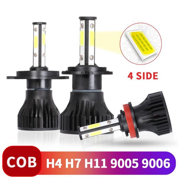 car headlights four-sided illumination h4 led h7 h11 9005 9006 cob chip bulb canbus headlight 52w 8000lm 6000k 24v fog lamp automotivo
car headlights four-sided illumination h4 led h7 h11 9005 9006 cob chip bulb canbus headlight 52w 8000lm 6000k 24v fog lamp automotivo