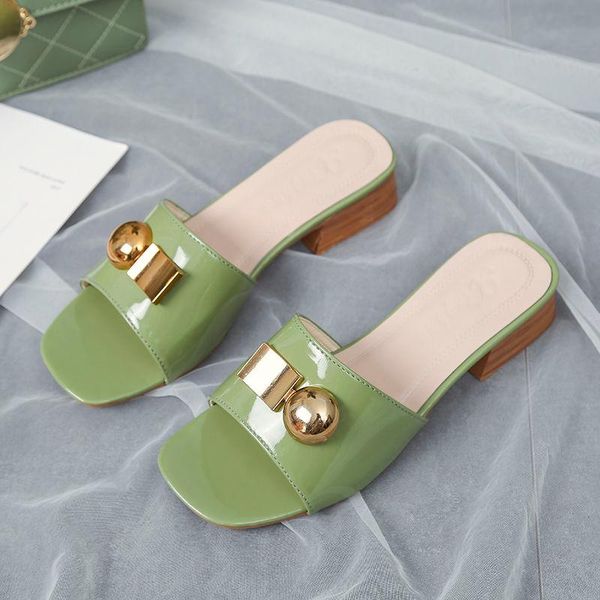 slippers summer square heel women fashion rhinestone half outdoor mid-heel outer wear women's shoes sandals, Black
slippers summer square heel women fashion rhinestone half outdoor mid-heel outer wear women's shoes sandals, Black