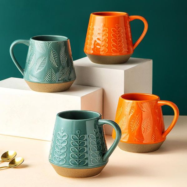 mugs creative water cup japanese relief pattern frosted personality lovers milk coffee ceramic coarse pottery mug series
mugs creative water cup japanese relief pattern frosted personality lovers milk coffee ceramic coarse pottery mug series