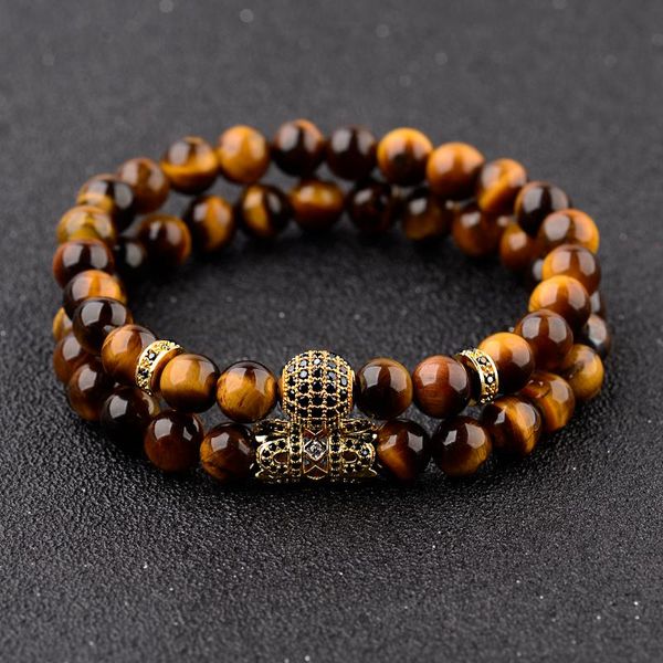 beaded, strands bracelet couples distance natural tiger eye beaded yoga bracelets for men women geometric micro-inlaid zircon elastic jewelr, Black
beaded, strands bracelet couples distance natural tiger eye beaded yoga bracelets for men women geometric micro-inlaid zircon elastic jewelr, Black